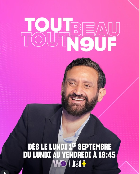 Cyril Hanouna débarque sur W9 avec « Tout beau, tout n9uf » : un rendez-vous quotidien attendu