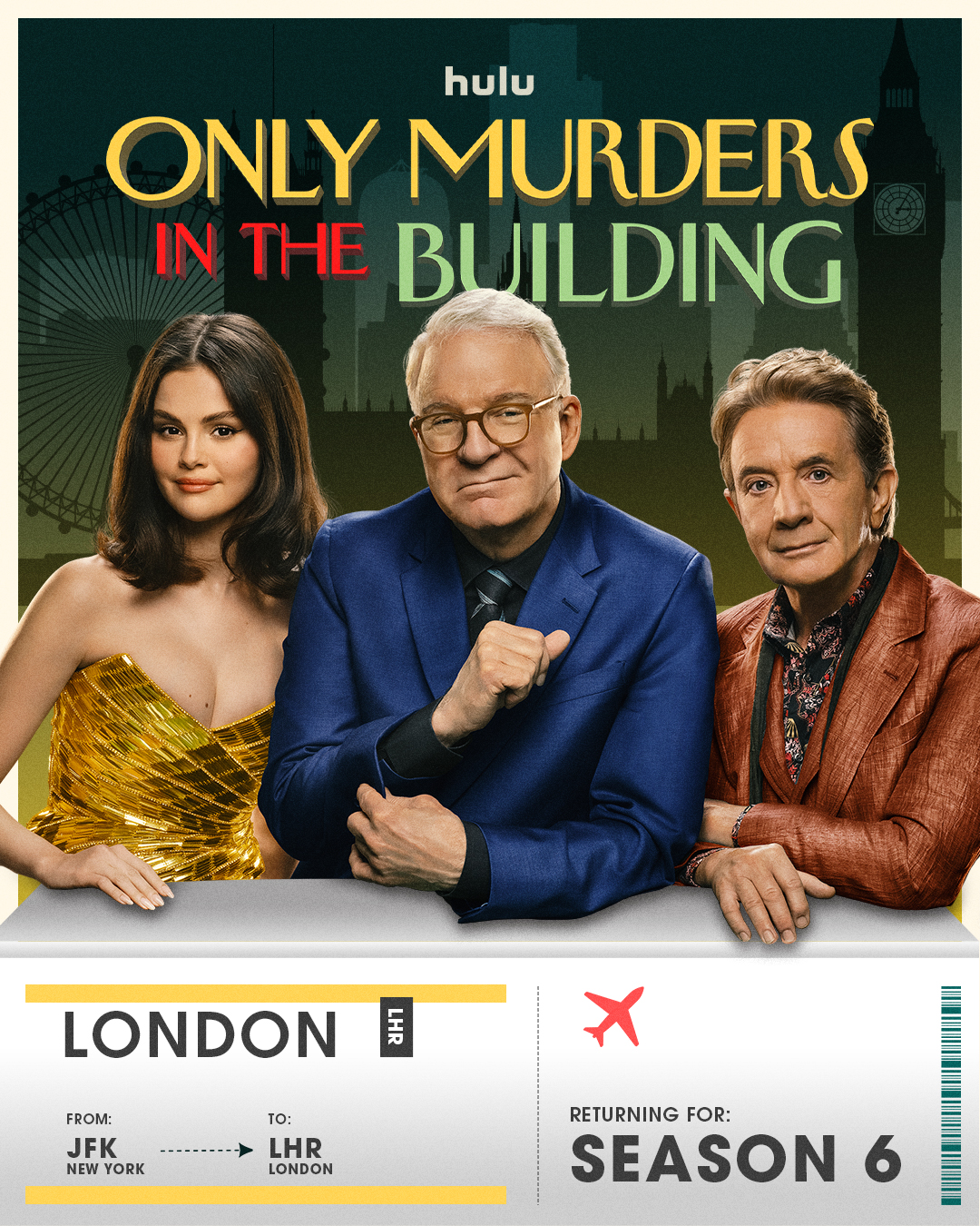 “Only Murders in the Building” : Cap sur Londres pour la saison 6