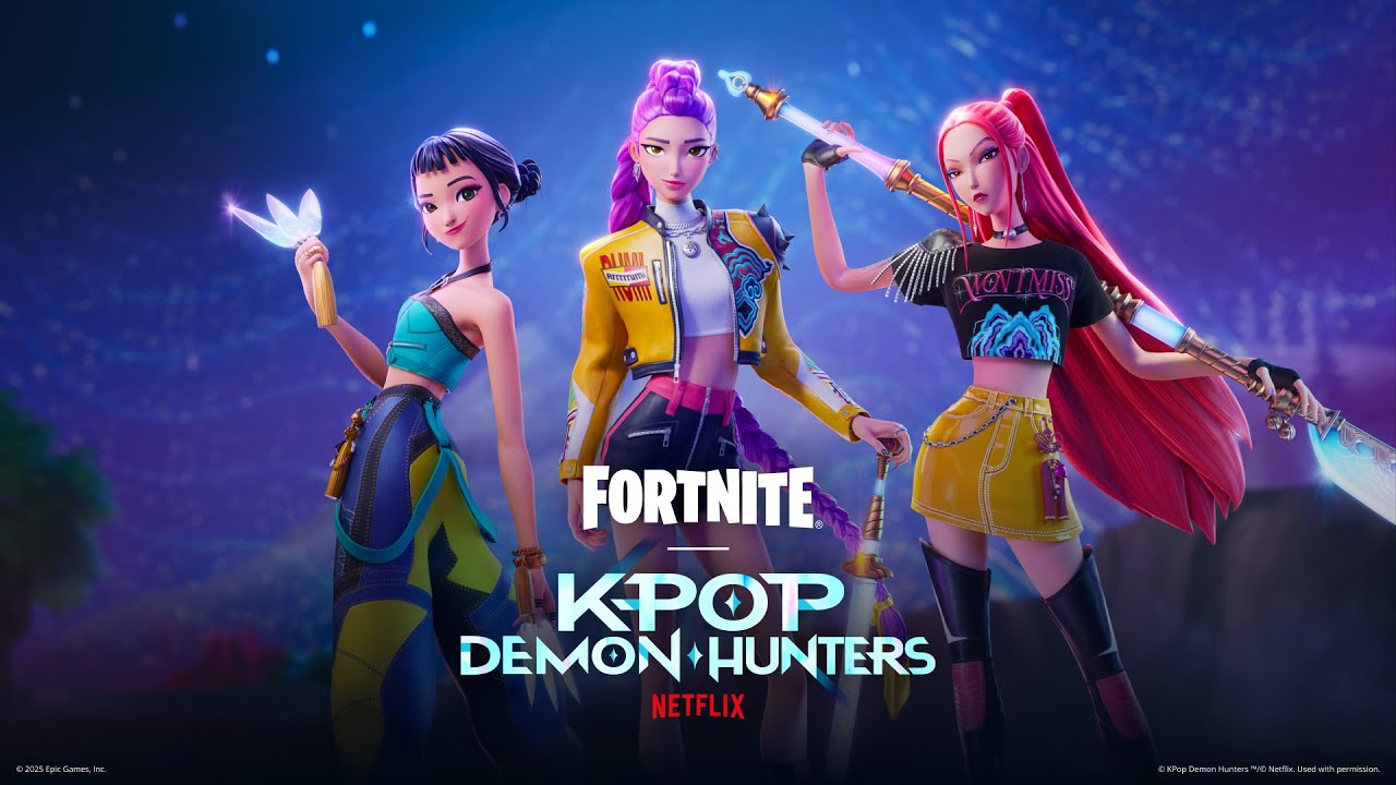 Fortnite s’allie à Netflix pour un événement inédit autour de KPop Demon Hunters