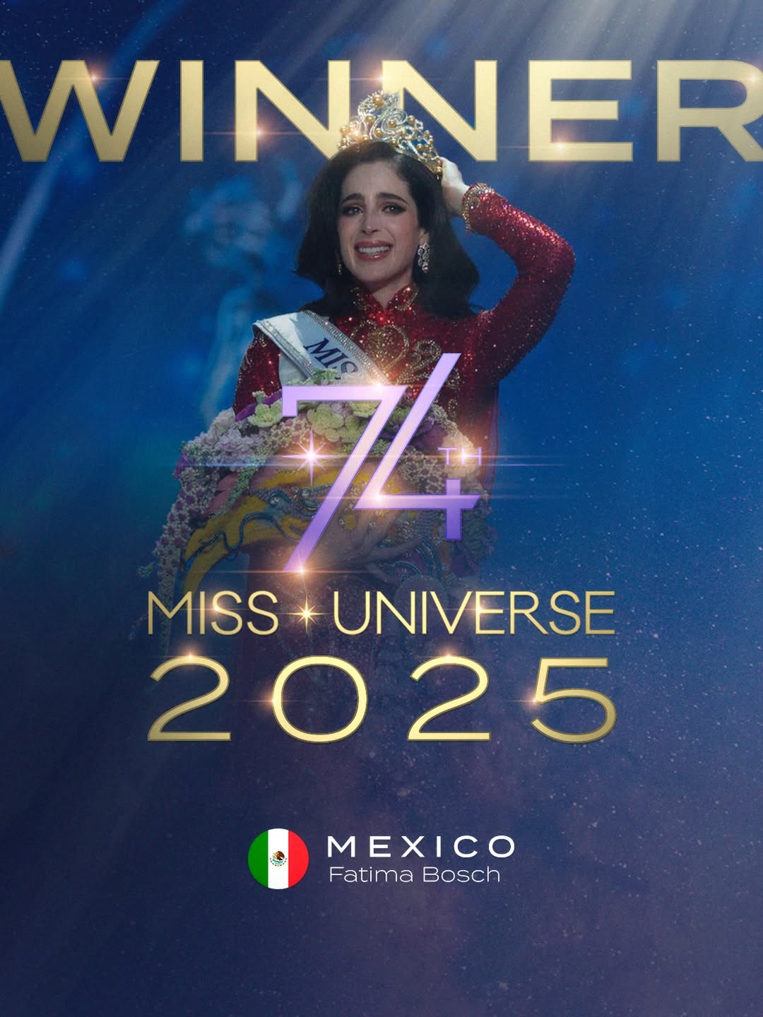 Miss Univers 2025 : Miss Mexique Fatima Bosch sacrée, Ève Gilles dans le Top 30, Ophely Mézino dans le Top 12