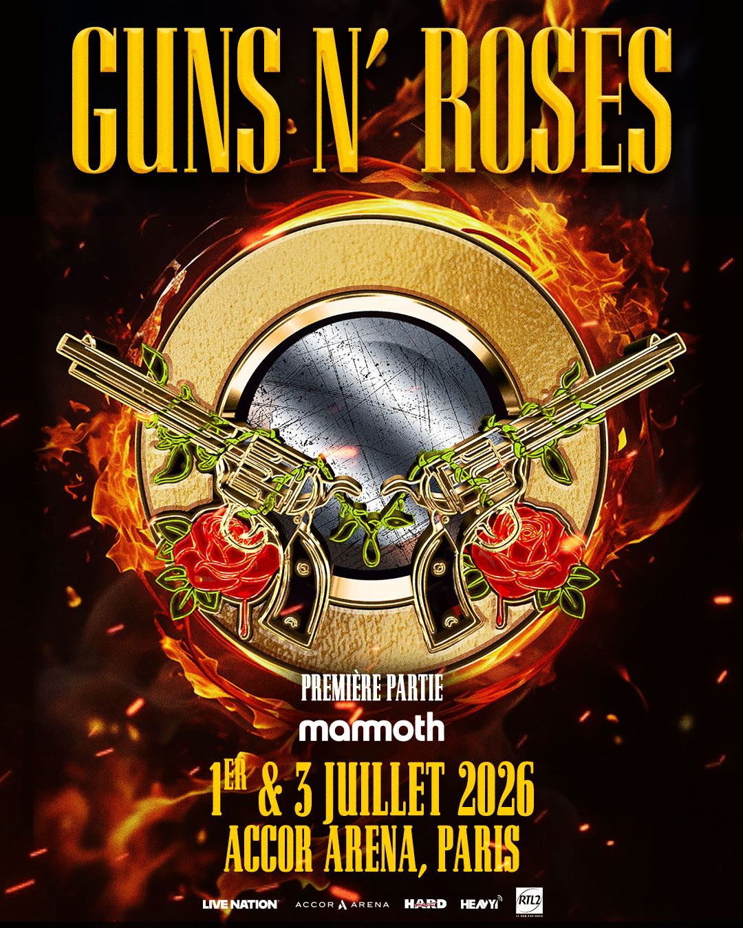 Guns N’ Roses : Le retour événement à Paris avec deux concerts explosifs en 2026