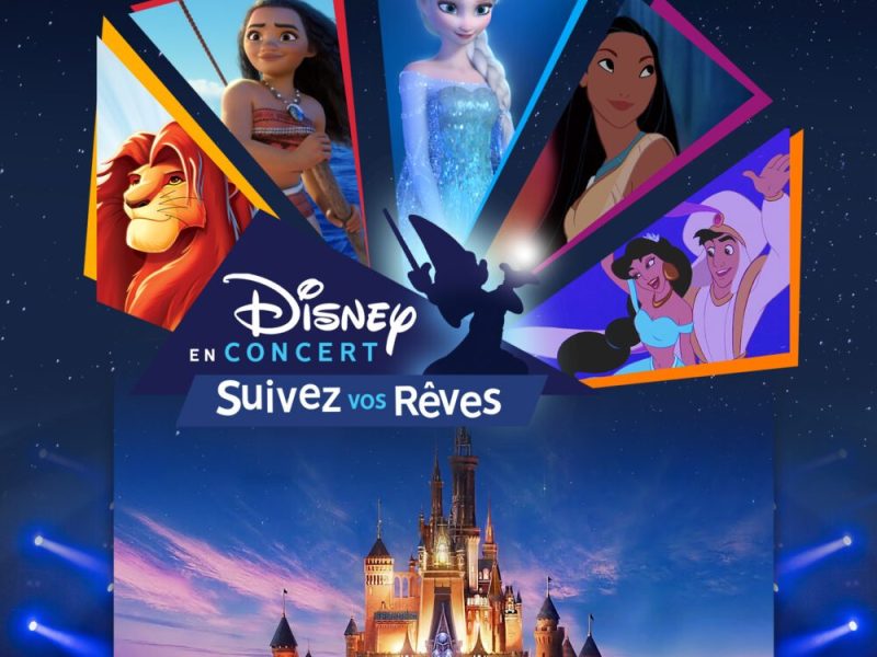 Disney en Concert – Suivez vos rêves : la magie des musiques Disney en tournée dans toute la France en&nbsp;2026