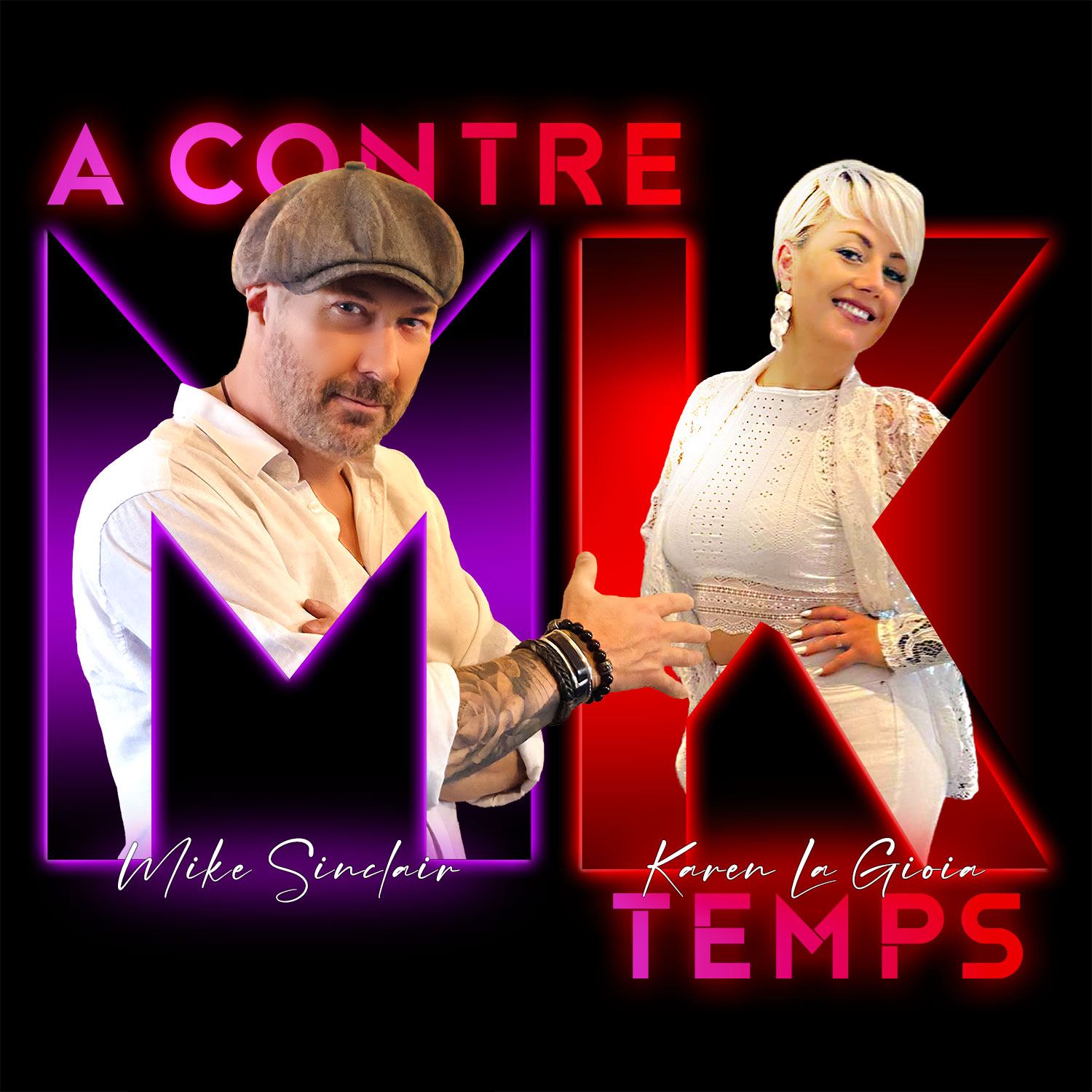 Mike Sinclair et Karen La Gioia unissent leurs voix dans le single pop « A contretemps »