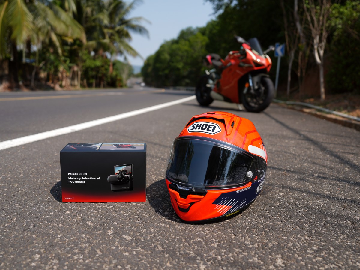Insta360 transforme la moto en expérience immersive avec son nouveau pack GO 3S POV intégré au&nbsp;casque