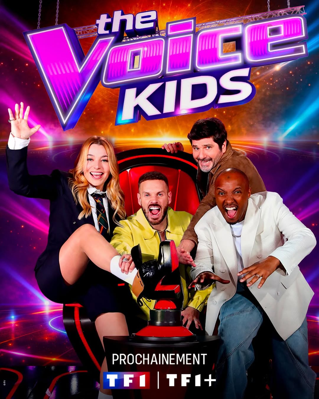 The Voice Kids : TF1 mise sur la continuité avec un quatuor de coachs inchangé pour la saison 12
