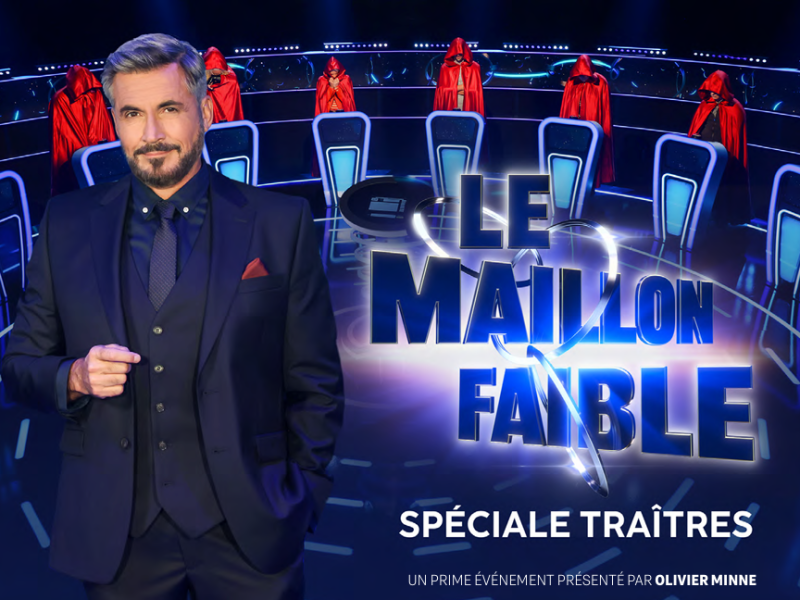Le Maillon Faible fait son grand retour sur M6 : une édition spéciale “Traîtres” explosive avec Olivier&nbsp;Minne