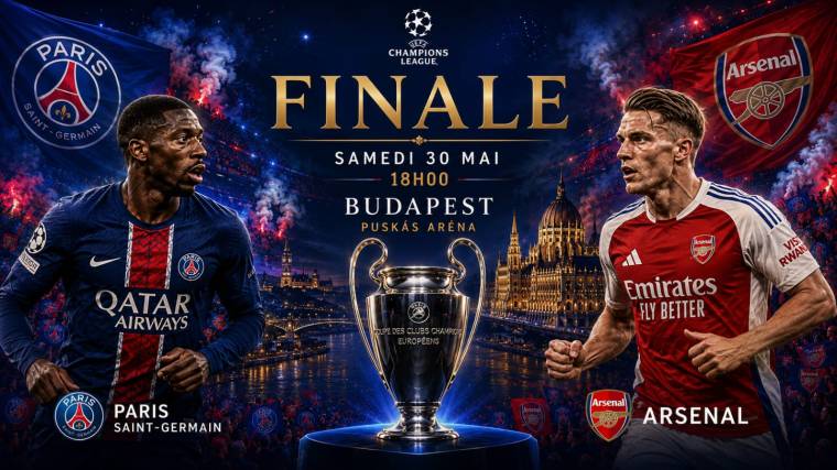 Finale PSG–Arsenal à 18h : Pourquoi l’UEFA a bouleversé l’horaire de la Ligue des&nbsp;champions