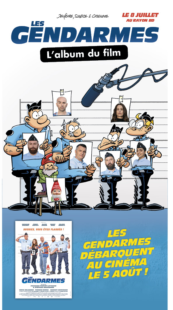 Les Gendarmes débarquent au cinéma : Une comédie française décalée et un album collector pour plonger dans les coulisses