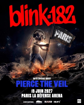 Blink-182 annonce un concert événement à Paris La Défense Arena en 2027