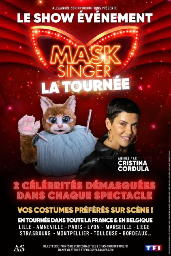 Mask Singer en tournée : Cristina Cordula, 10 costumes et des célébrités à démasquer