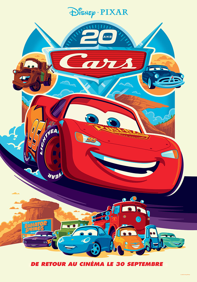 Cars fête ses 20 ans et reprend la route des cinémas français dès le 30 septembre
