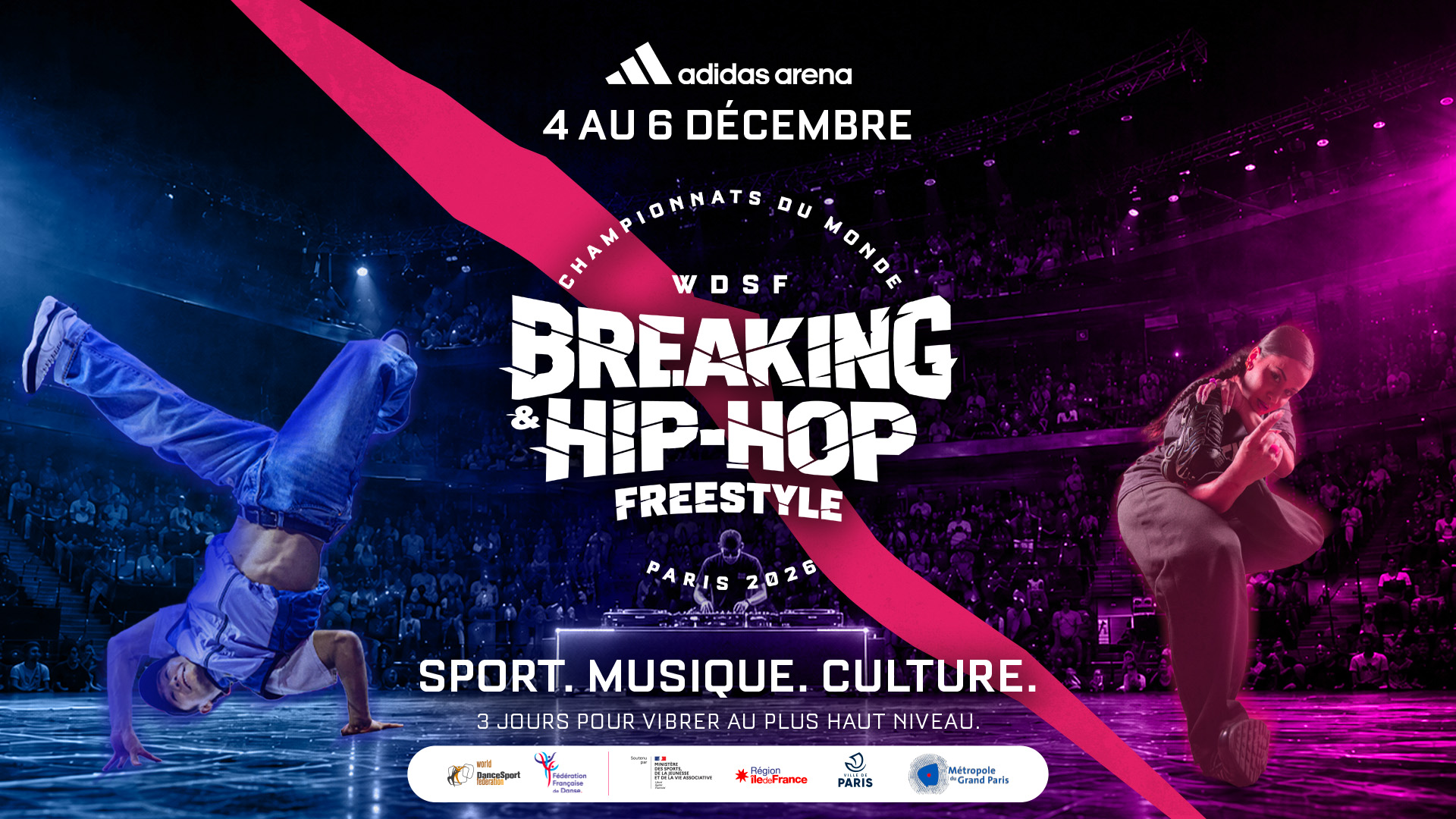 À Paris, le Breaking et le Hip-Hop Freestyle vont écrire une nouvelle page de leur histoire