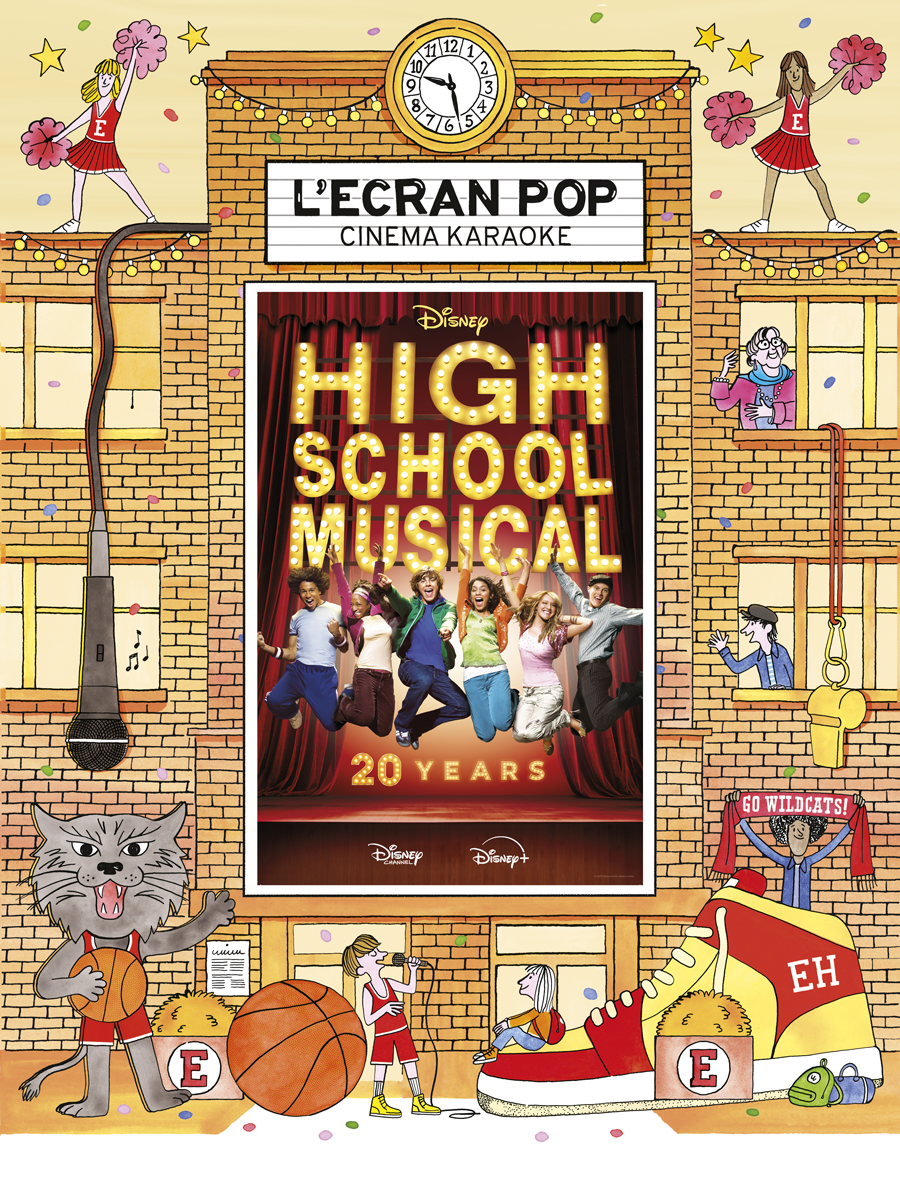 « High School Musical » fête ses 20 ans : Disney+ et L’Écran Pop lancent une tournée karaoké dans toute la France !