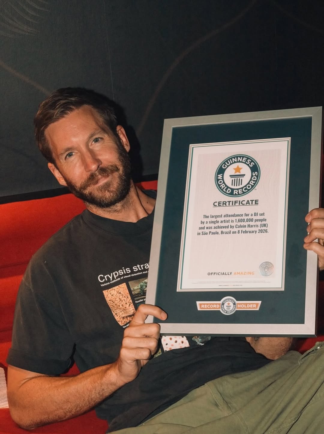 Calvin Harris entre dans le Guinness World Records : 1,6 million de personnes réunies pour son DJ set à São Paulo