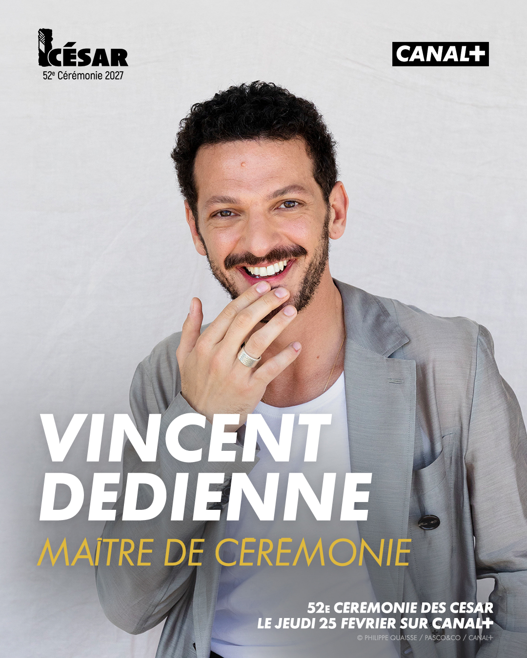 César 2027 : Vincent Dedienne prend les commandes d’une 52e cérémonie déjà très attendue
