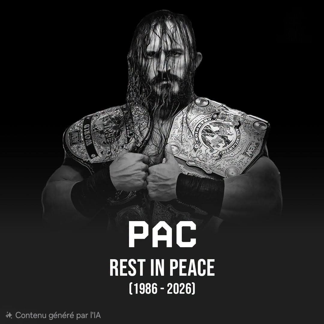 PAC est mort à 40 ans : Le monde du catch pleure l’ancienne star de WWE connue sous le nom de Neville