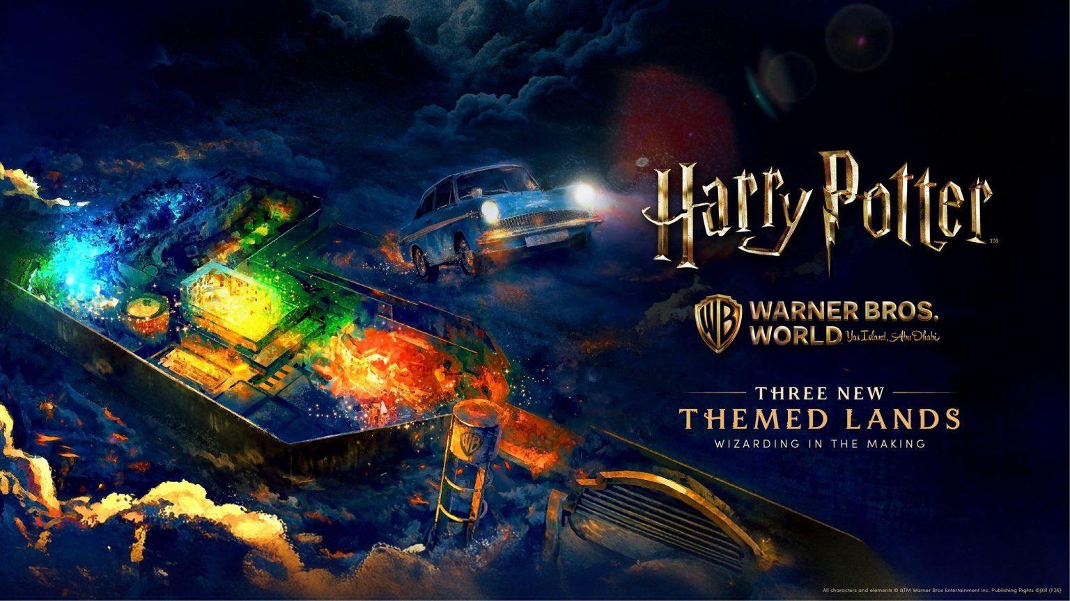 Abou Dhabi frappe un grand coup : Trois zones Harry Potter inédites annoncées pour 2029