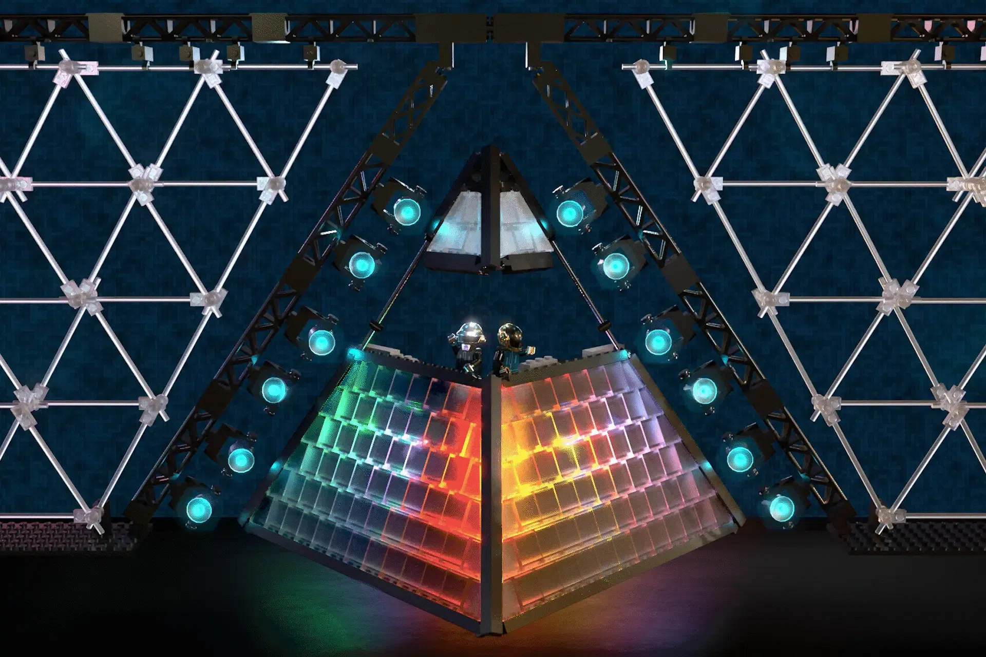 Daft Punk : La mythique pyramide d’Alive 2007 va devenir un véritable coffret LEGO officiel en 2027