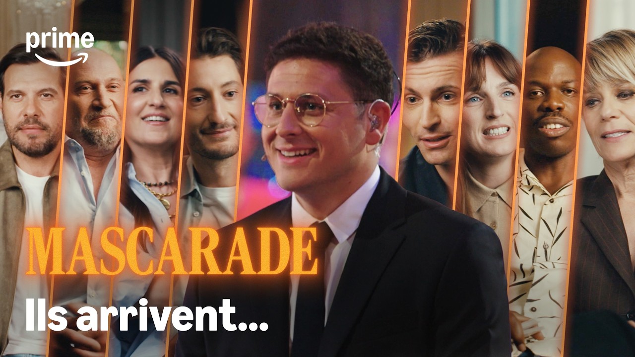 Mascarade : Pierre Niney, Raphaël Quenard et Marina Foïs méconnaissables dans le nouveau jeu événement de Prime Video